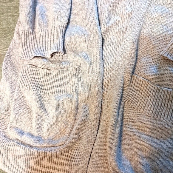 Gap cardigan cashmere blend pink soft pockets‎ open front sz S - Picture 3 of 5